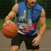 Philippines Rizal Day Sleeveless Zip Hoodie Filipino Motto Stella Polynesian Pattern - Wonder Print Shop