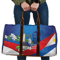 Philippines Rizal Day Travel Bag Filipino Motto Stella Polynesian Pattern - Wonder Print Shop