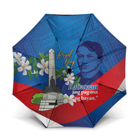 Philippines Rizal Day Umbrella Filipino Motto Stella Polynesian Pattern - Wonder Print Shop