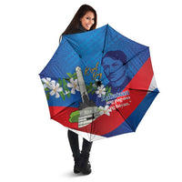 Philippines Rizal Day Umbrella Filipino Motto Stella Polynesian Pattern - Wonder Print Shop