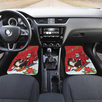 Switzerland Christmas Car Mats Greater Swiss Mountain Dog Santa - Merry Xmas - Wonder Print Shop