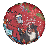 Switzerland Christmas Spare Tire Cover Greater Swiss Mountain Dog Santa - Merry Xmas - Wonder Print Shop