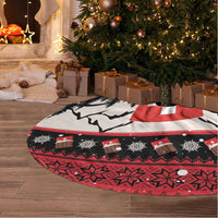 Switzerland Christmas Tree Skirt Merry Swissmas - Coat Of Arms Style - Wonder Print Shop
