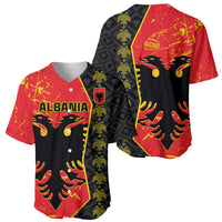 Albania Independence Day Baseball Jersey Albanian Proud - Flag Color - Wonder Print Shop