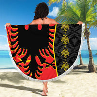 Albania Independence Day Beach Blanket Albanian Proud - Flag Color - Wonder Print Shop