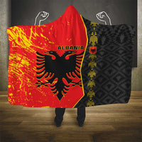Albania Independence Day Hooded Blanket Albanian Proud - Flag Color