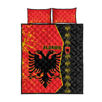 Albania Independence Day Quilt Bed Set Albanian Proud - Flag Color - Wonder Print Shop