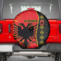 Albania Independence Day Spare Tire Cover Albanian Proud - Flag Color - Wonder Print Shop