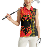 Albania Independence Day Women Sleeveless Polo Shirt Albanian Proud - Flag Color - Wonder Print Shop