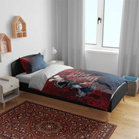 Toussaint Louverture Afro Haiti Bedding Set Haitian Father Grunge Style - Wonder Print Shop