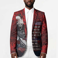 Personalized Toussaint Louverture Afro Haiti Blazer Haitian Father Grunge Style - Wonder Print Shop
