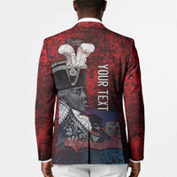Personalized Toussaint Louverture Afro Haiti Blazer Haitian Father Grunge Style - Wonder Print Shop