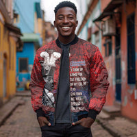 Personalized Toussaint Louverture Afro Haiti Bomber Jacket Haitian Father Grunge Style - Wonder Print Shop