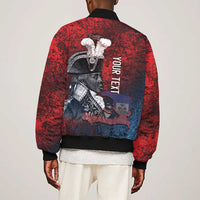Personalized Toussaint Louverture Afro Haiti Bomber Jacket Haitian Father Grunge Style - Wonder Print Shop