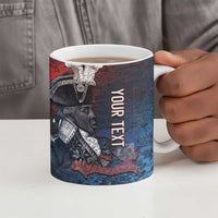 Personalized Toussaint Louverture Afro Haiti Ceramic Mug Haitian Father Grunge Style - Wonder Print Shop