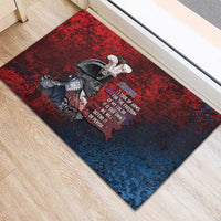 Toussaint Louverture Afro Haiti Rubber Doormat Haitian Father Grunge Style - Wonder Print Shop