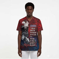 Personalized Toussaint Louverture Afro Haiti Scrub Top Haitian Father Grunge Style - Wonder Print Shop