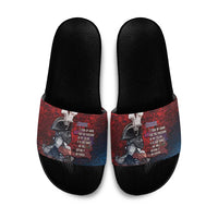 Toussaint Louverture Afro Haiti Slide Sandals Haitian Father Grunge Style - Wonder Print Shop