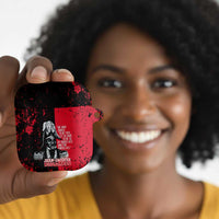 Jean-Jacques Dessalines Afro Haiti AirPods Case Emperor Of First Empire Grunge Style - Wonder Print Shop