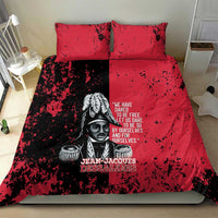Jean-Jacques Dessalines Afro Haiti Bedding Set Emperor Of First Empire Grunge Style - Wonder Print Shop