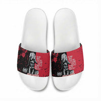 Jean-Jacques Dessalines Afro Haiti Slide Sandals Emperor Of First Empire Grunge Style - Wonder Print Shop