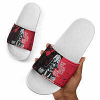 Jean-Jacques Dessalines Afro Haiti Slide Sandals Emperor Of First Empire Grunge Style - Wonder Print Shop