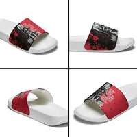 Jean-Jacques Dessalines Afro Haiti Slide Sandals Emperor Of First Empire Grunge Style - Wonder Print Shop