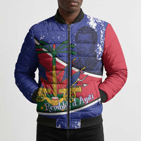 Republic of Haiti 1806-1820 Bomber Puffer Jacket Alexandre Petion With Coat Of Arms - Wonder Print Shop