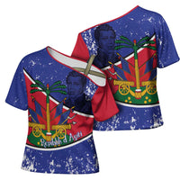 Republic of Haiti 1806-1820 Cross Shoulder Shirt Alexandre Petion With Coat Of Arms - Wonder Print Shop