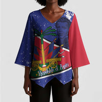 Republic of Haiti 1806-1820 Kimono Sleeve Blouse Alexandre Petion With Coat Of Arms - Wonder Print Shop