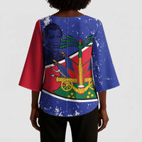 Republic of Haiti 1806-1820 Kimono Sleeve Blouse Alexandre Petion With Coat Of Arms - Wonder Print Shop
