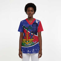 Republic of Haiti 1806-1820 Scrub Top Alexandre Petion With Coat Of Arms - Wonder Print Shop