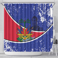 Republic of Haiti 1806-1820 Shower Curtain Alexandre Petion With Coat Of Arms - Wonder Print Shop