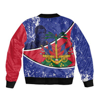 Republic of Haiti 1806-1820 Sleeve Zip Bomber Jacket Alexandre Petion With Coat Of Arms - Wonder Print Shop