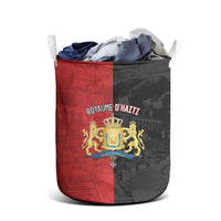 Kingdom of Haiti Laundry Basket Sans-Souci Palace Flag Style - Wonder Print Shop