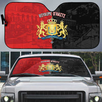 Kingdom of Haiti Auto Sun Shade Sans-Souci Palace Flag Style - Wonder Print Shop