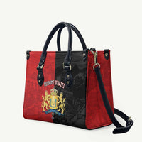 Kingdom of Haiti Leather Bag Sans-Souci Palace Flag Style - Wonder Print Shop