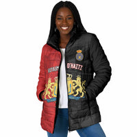 Personalized Kingdom of Haiti Padded Jacket Sans-Souci Palace Flag Style - Wonder Print Shop