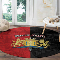 Kingdom of Haiti Round Carpet Sans-Souci Palace Flag Style - Wonder Print Shop