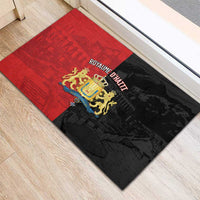 Kingdom of Haiti Rubber Doormat Sans-Souci Palace Flag Style - Wonder Print Shop