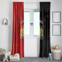 Kingdom of Haiti Window Curtain Sans-Souci Palace Flag Style - Wonder Print Shop