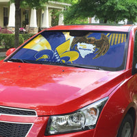 Bosnia and Herzegovina Independence Day Auto Sun Shade Zlatni Ljiljan Map With Eagle Proud