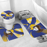 Bosnia and Herzegovina Independence Day Bathroom Set Zlatni Ljiljan Map With Eagle Proud