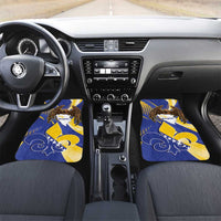 Bosnia and Herzegovina Independence Day Car Mats Zlatni Ljiljan Map With Eagle Proud