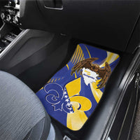 Bosnia and Herzegovina Independence Day Car Mats Zlatni Ljiljan Map With Eagle Proud