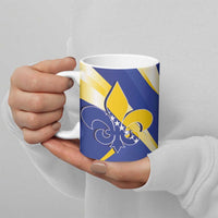 Bosnia and Herzegovina Independence Day Ceramic Mug Zlatni Ljiljan Map With Eagle Proud