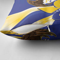Bosnia and Herzegovina Independence Day Pillow Cover Zlatni Ljiljan Map With Eagle Proud