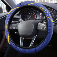 Bosnia and Herzegovina Independence Day Steering Wheel Cover Zlatni Ljiljan Map With Eagle Proud