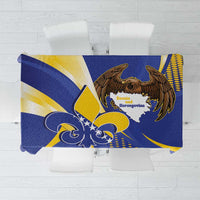 Bosnia and Herzegovina Independence Day Tablecloth Zlatni Ljiljan Map With Eagle Proud
