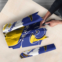 Bosnia and Herzegovina Independence Day Umbrella Zlatni Ljiljan Map With Eagle Proud